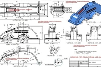 create professional solidworks 3d cad models and assemblies