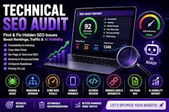 do a technical SEO audit and ai visibility for your website