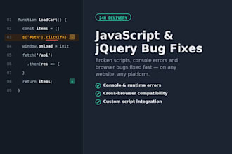 fix javascript, jquery, browser bugs and add custom scripts