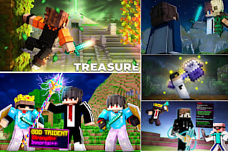 create professional minecraft thumbnails for youtube