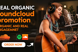 do premium organic promotion soundcloud music promotion to real active listener