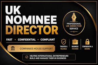 provide UK nominee director services for your limited company