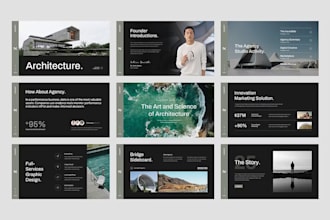 design redesign company presentation corporate executive business ppt pitch deck