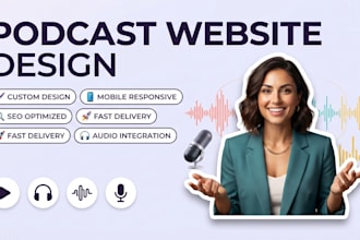 design a podcast website on wix using wix studio for wix podcast pages