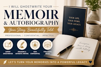 ghostwrite your memoir, life story, or autobiography