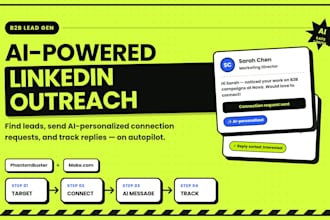 build ai automation for b2b lead generation and linkedin outreach