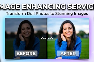 do professional photo enhancing and color correction