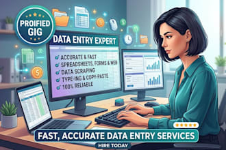 do accurate data entry, copy paste, and web research