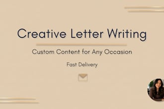 create custom, engaging letters for any occasion
