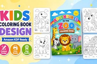 l create kids coloring books for amazon KDP