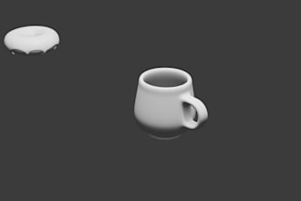 create low poly 3d game assets in blender for games , models