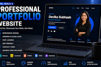 build a professional portfolio website