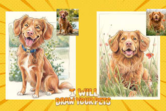create pet caricature from your photo