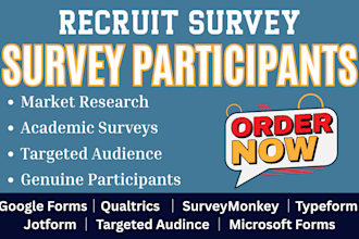 recruit targeted participants for your online survey