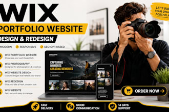 design wix portfolio website redesign wix website wix website design
