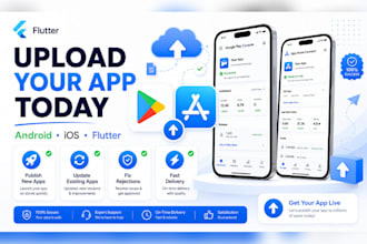 upload and publish your app to google play store and apple app store