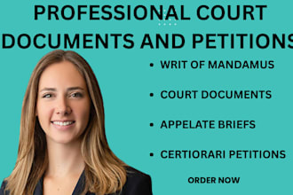 format appellate briefs, legal motions, and pleadings to court standards