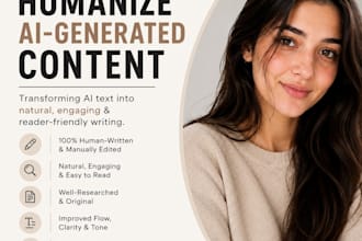 humanize ai generated content into natural, engaging writing