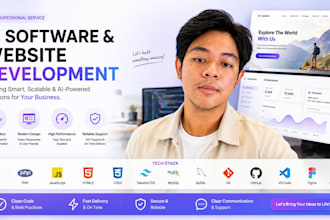 build ai software, website development