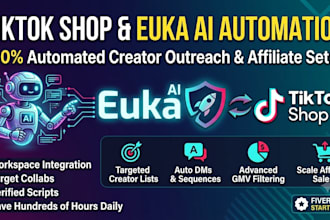euka ai setup for tiktok shop affiliate marketing, creator management, euka ai