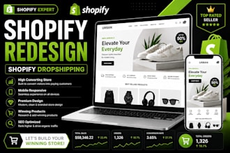 shopify store redesign shopify dropshipping store design shopify store redesign
