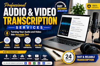professional audio and video transcription services