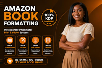 do book formatting, kindle ebook formatting, paperback formatting for amazon KDP