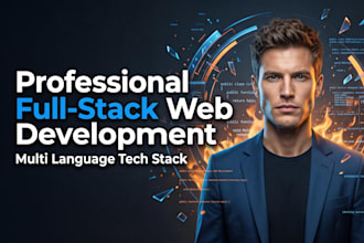 be your multi language full stack developer for custom web apps