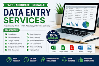 data entry and cleaning
