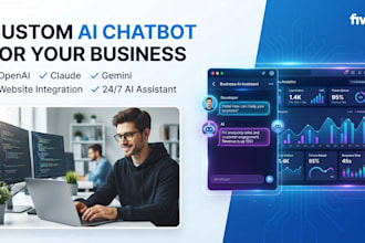 build customer support chatbot for websites and mobile apps