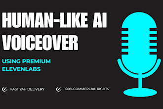 create ultra realistic ai voiceover using elevenlabs