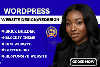 create blocksy website, bricks builder, kadence, gutenberg wordpress expert
