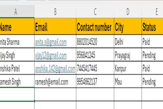 do expert data entry and web research as virtual assistant
