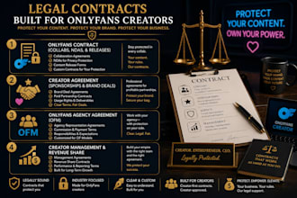 draft a custom onlyfans agency agreement and ofm contract