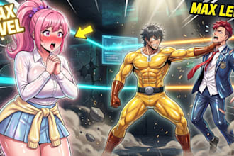 create manhwa, manhua recap thumbnails for you