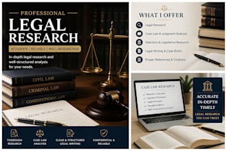 conduct legal research and prepare case summaries