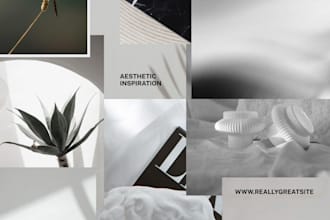 design professional brand board photo collage