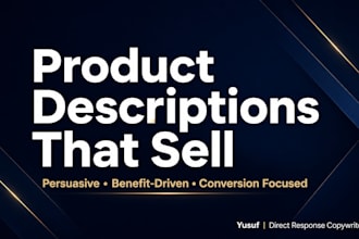 write compelling product descriptions that turn browsers into buyers