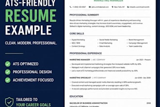 write, rewrite, and optimize your ats resume or CV
