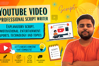 research and write your youtube video script