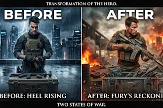 provide professional photo editing and before after transformation