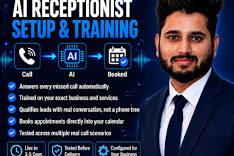set up an ai receptionist that answers calls and qualifies leads in gohighlevel