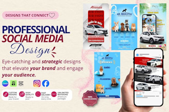 design professional social media posts