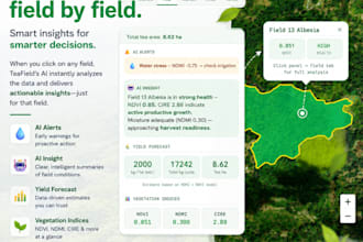 build a smart crop intelligence and farm management system
