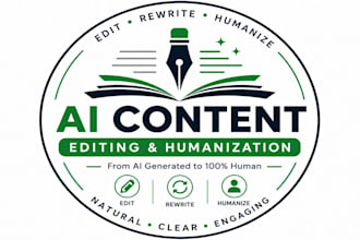 edit, rewrite, and humanise ai generated content