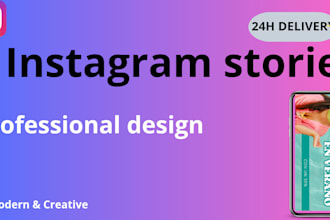 5 professional instagram stories in canva