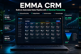 build an automated sales pipeline CRM with revenue forecast