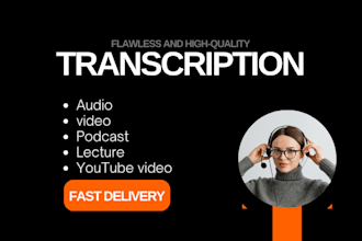 transcribe audio, youtube, videos, interviews, podcasts, or zoom calls