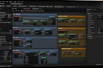 create, fix, or debug unreal engine blueprints and gameplay systems