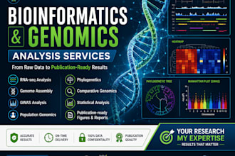 perform bioinformatics and genomics data analysis